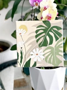 超级简单的丙烯画,新手小白1分钟学会,简单易学,快收藏