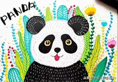 精选20张创意儿童绘画作品,收藏起来慢慢画!