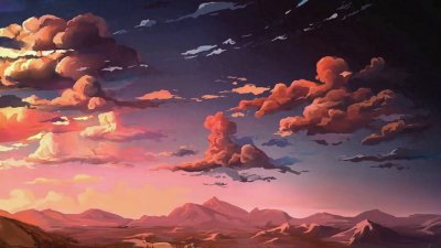 Mac日落晚霞风景动态壁纸分享